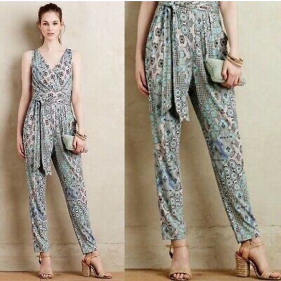 elevenses Pants - Elevenses Antilles Jumpsuit Paisley Print S